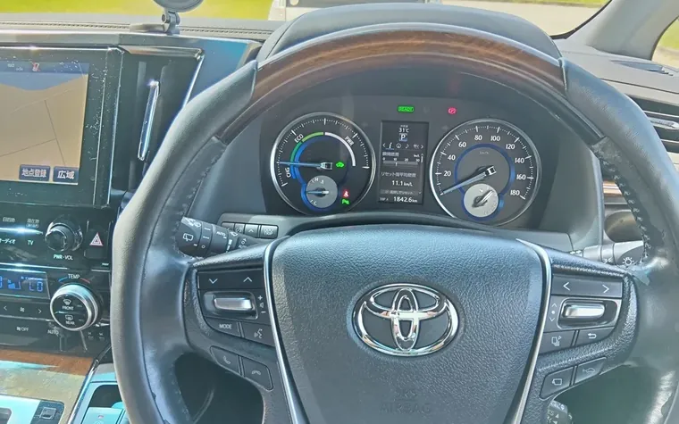 車内のメーターパネル